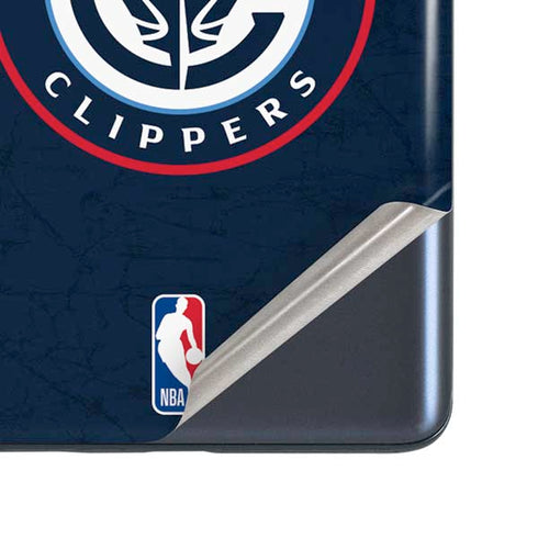 NBA Los Angeles Clippers Distressed Blue Galaxy S20 Fan Edition Skin